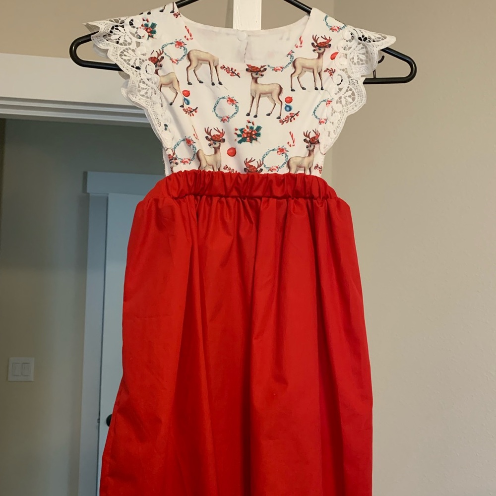 Christmas pinafore